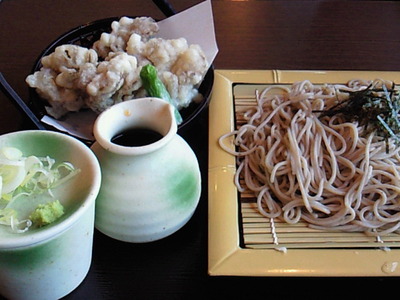 蕎麦と天麩羅